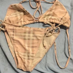 Authentic bathing suit medium pink